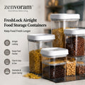 𝒛𝒆𝒏𝒗𝒐𝒓𝒂𝒎™ FreshLock Airtight Food Storage Containers
