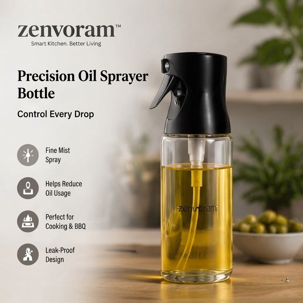 𝒛𝒆𝒏𝒗𝒐𝒓𝒂𝒎™ Precision Oil Sprayer Bottle