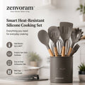 𝒛𝒆𝒏𝒗𝒐𝒓𝒂𝒎™ Smart Heat-Resistant Silicone Cooking Set